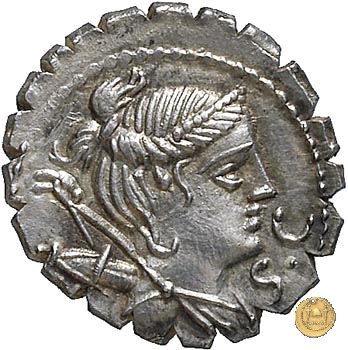 383/1 - denario Ti. Claudius Ti.f. Ap.n. Nero 79 a.C. (Roma)